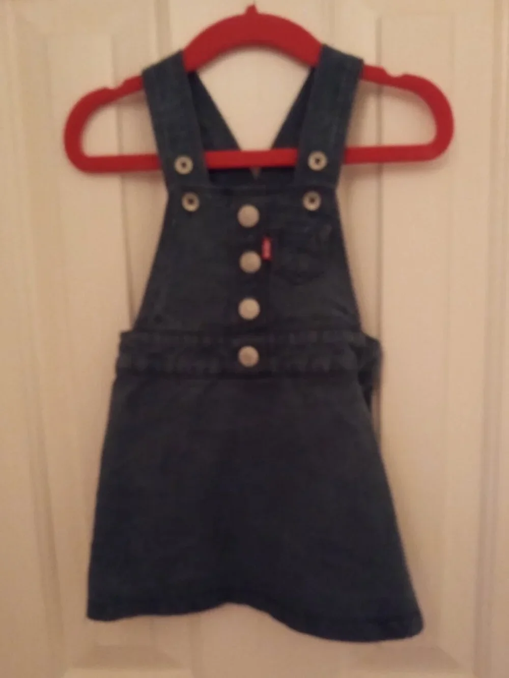 Levis Toddler Girl Overalls Dress Jumper - 12M